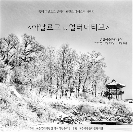 [빈집 예술공간 대관전시] 아날로그 by 얼터너티브 포스터